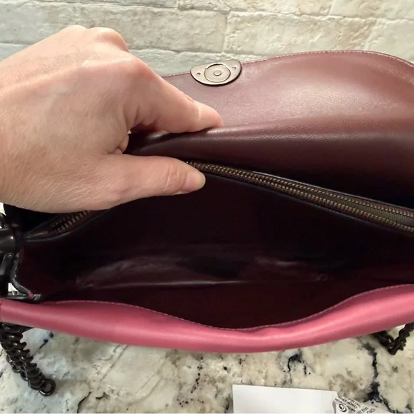 Coach NWT Dreamer Multicolor Python & Leather Crossbody Bag - Picture 15 of 16